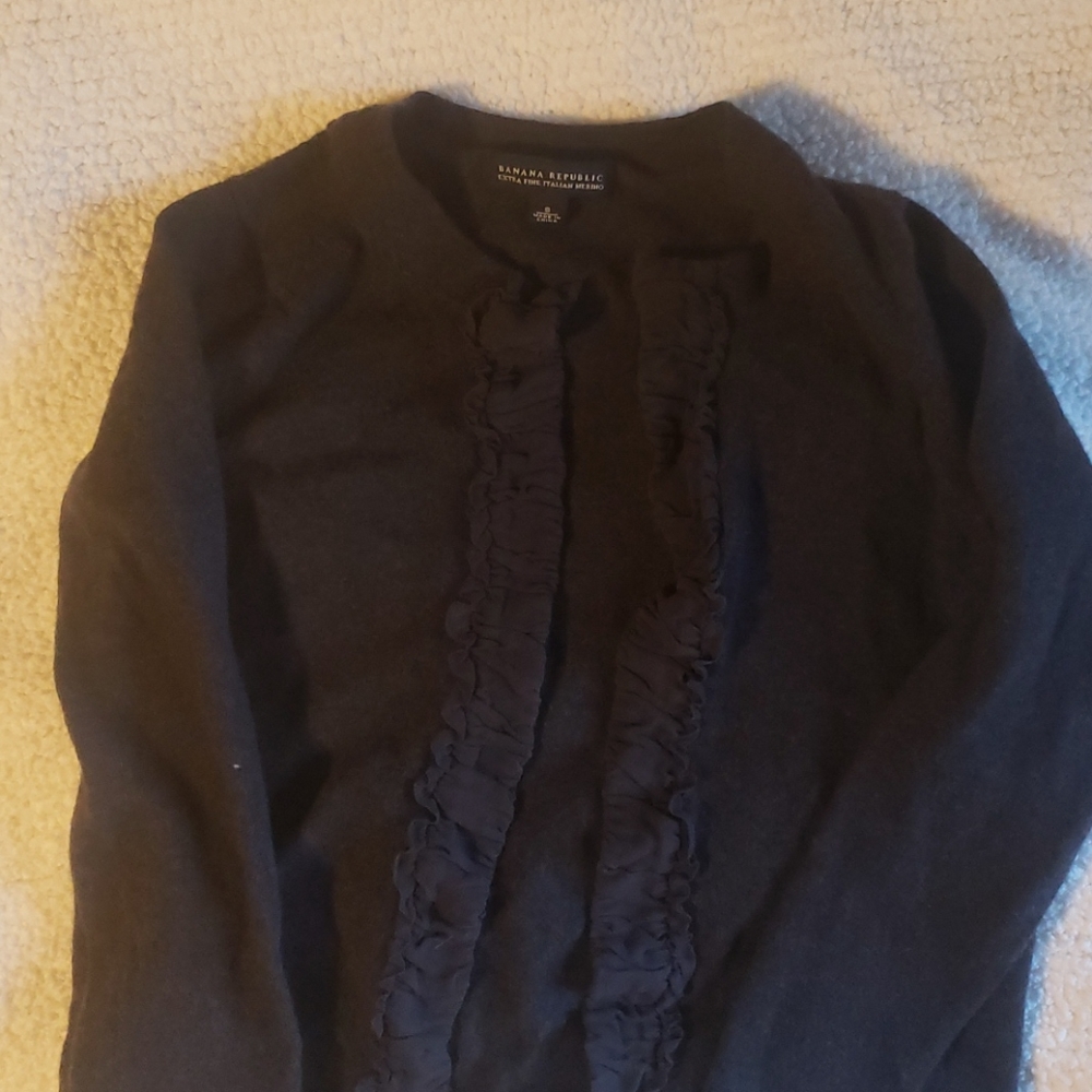 Banana Republic Extra Fine Italian Merino cardigan